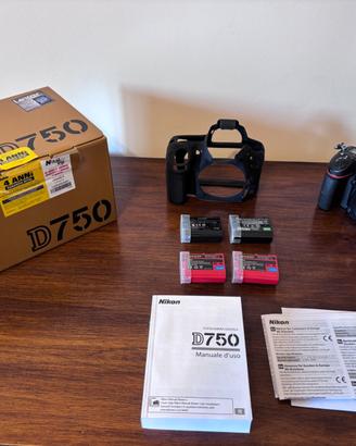 Nikon D750 corpo originale Nital