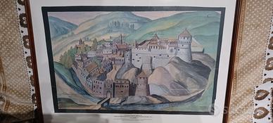 Quadro stampa della città di Rovereto