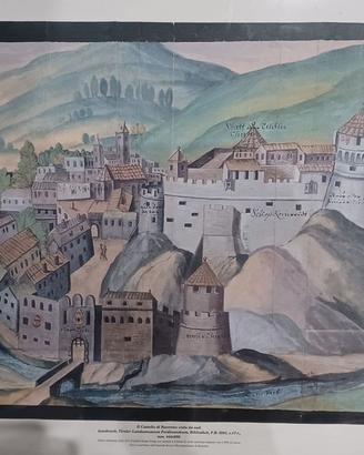 Quadro stampa della città di Rovereto