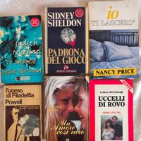 Set 6 romanzi rosa- Sindey Sheldon, Daniel Steel 