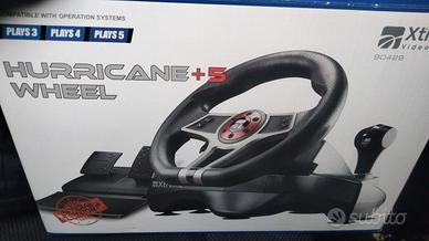 Sterzo con pedaliera per PlayStation 5 4 e 3