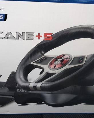 Sterzo con pedaliera per PlayStation 5 4 e 3