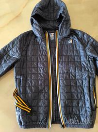 piumino K way 100 grammi blu taglia 12 anni