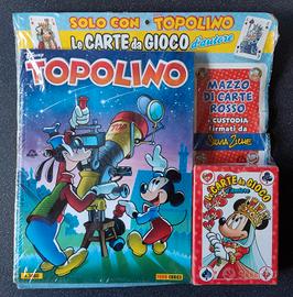 Topolino 3481 Silvia Ziche mazzo carte rosso