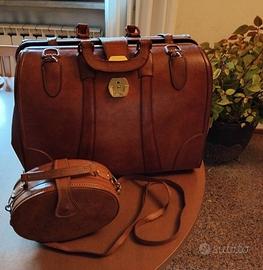 Borsa e beauty case vintage anni '70