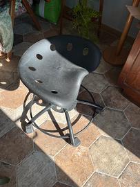 Sgabello ikea con ruote