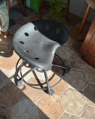 Sgabello ikea con ruote