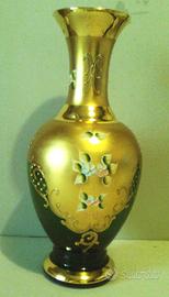 Vaso decorativo in vetro di Murano.