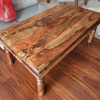 Tavolino etnico in legno massello