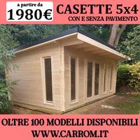 CASETTE 5x4 CIRCA (20MQ) CON E SENZA PAVIMENTO