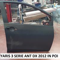 Toyota yaris 3 serie sportello anteriore destro