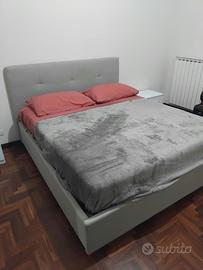 Letto matrimoniale con contenitore
