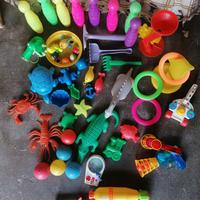 Lotto giocattoli mare spiaggia acqua