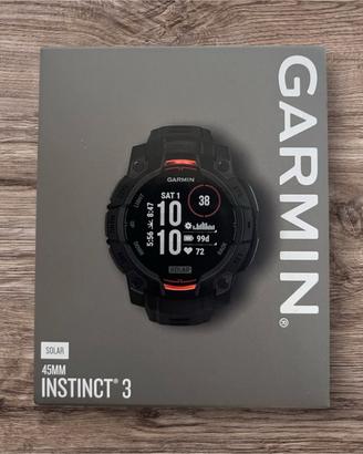 Garmin instinct 3 solar gps nuovo