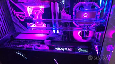 pc gaming i7 14700k+ rtx 5070ti custom loop