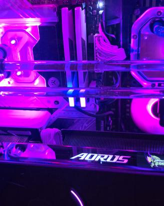 pc gaming i7 14700k+ rtx 5070ti custom loop