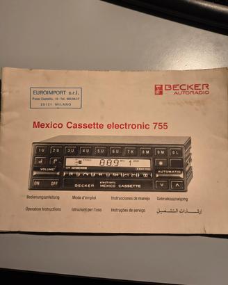 autoradio Becker 