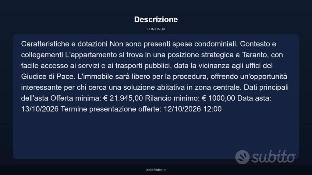 Appartamento – Taranto - Vista 4