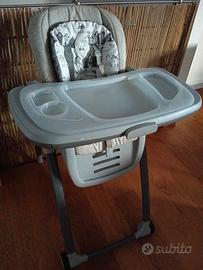 Seggiolone multiuso pappa gioco