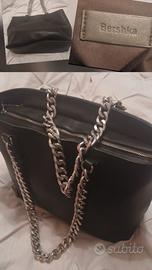 Borsa nera grande Bershka 
