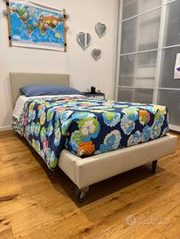Letto singolo Twils con ruote