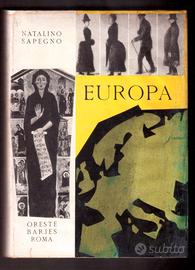 Sapegno Europa Roma Bajres 1959 ill. 1a ed. raro
