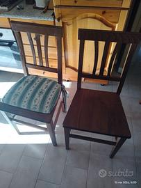 Sedie in legno
