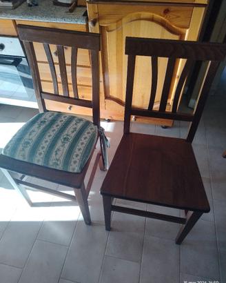 Sedie in legno