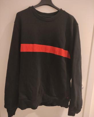 Felpa Woolrich uomo nera 
