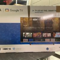 Televisore Led 40” Smart tv