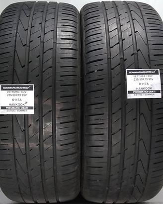 2 PNEUMATICI USATI 235/50R19 99V K117A HANKOOK GOM