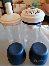 Tupperware zucchero e parmigiano