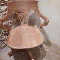 sedia vintage da barbiere