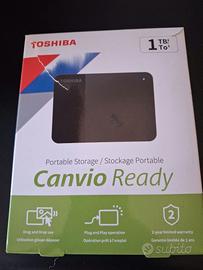 Hard Disk Toshiba Canvio Ready 1TB nuovo mai usato