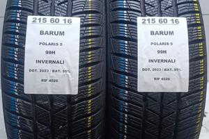 2 GOMME 215 60 16 BARUM INV RIF4026