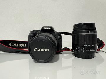 Canon 600d e due obbiettivi