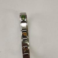 Bracciale componibile in acciaio anallergico con c