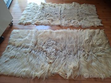 Coppia Scendiletto Vintage in Vero Pelo – Anni '80
