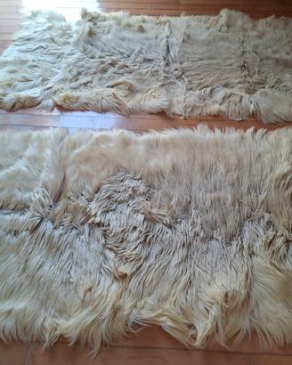 Coppia Scendiletto Vintage in Vero Pelo – Anni '80
