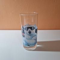 Bicchiere Coca Cola vintage Orso polare 1997