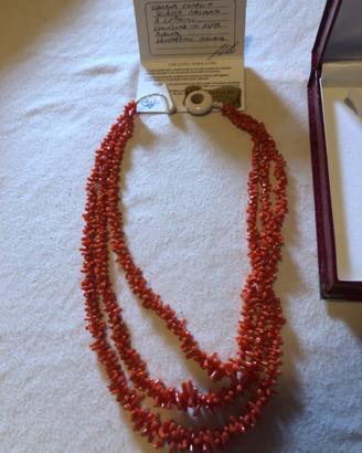 Collana corallo di Sciacca