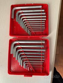 Brugole professionali USAG  mm/pollici