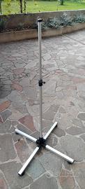 Supporto in alluminio pieghevole telescopico