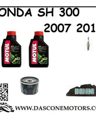 kit Tagliando Honda SH 300 2007 2015