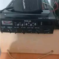 radio cb Texas con microfono e cavo alimentazione 
