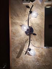 Applique 3 luci effetto scenografico – come nuova