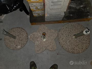 Basi in graniglia per ombrelloni