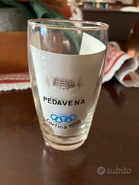 Bicchiere pedavena 1956 olimpiadi Cortina D’Ampezz