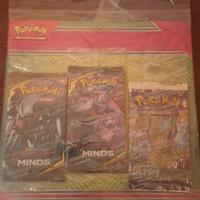 POKEMON :3  PACK con 3 BUSTINE ASSORTITE