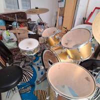 Batteria Planet COMPLETA + Piatti PAISTE 101 + Sil